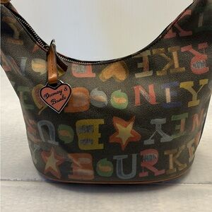 Dooney & Bourke Colorful Lettered Hobo Bag